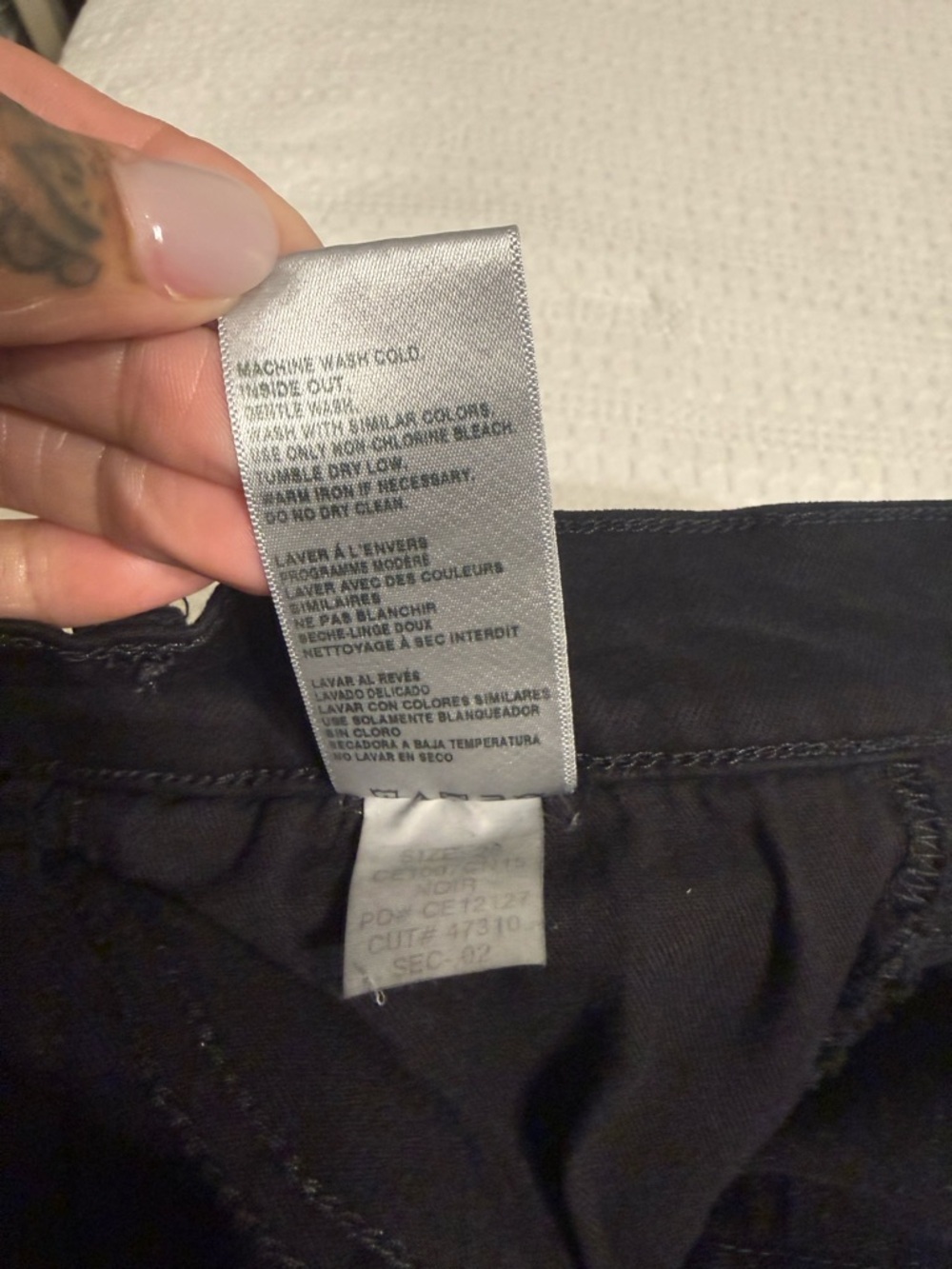 Classic Black Straight-Leg Pants - Picture 9 of 11